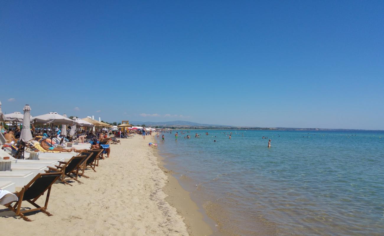 Photo of Epanomis River beach with bright fine sand surface