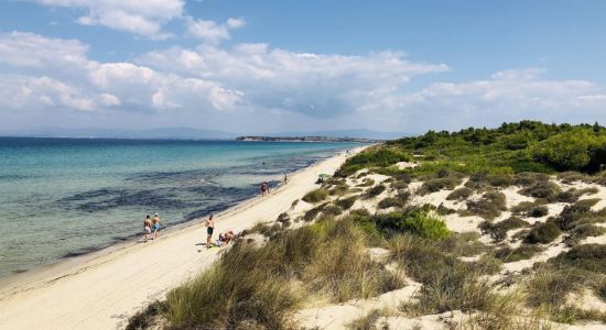 Stavronikita beach