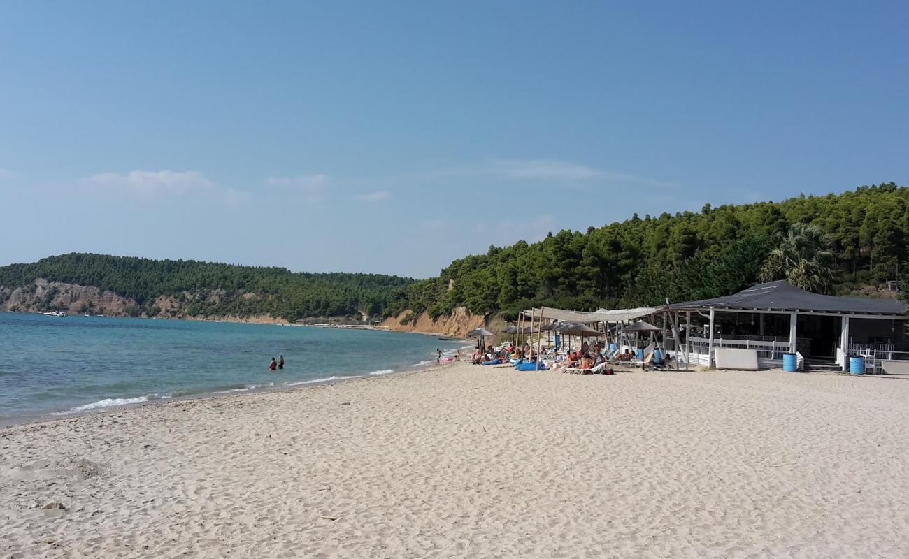 Photo of Chelona beach with bright sand surface