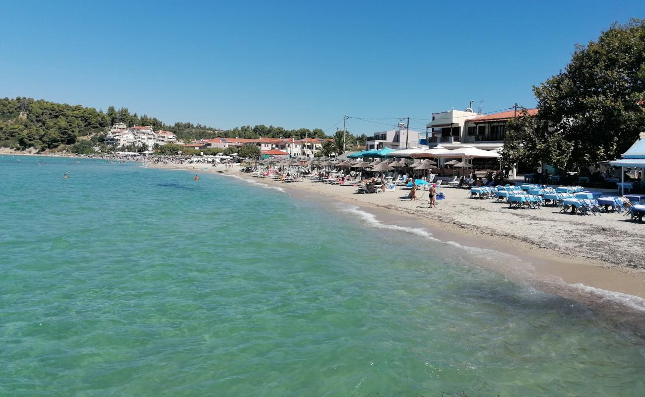 Photo of Siviri beach with bright sand surface