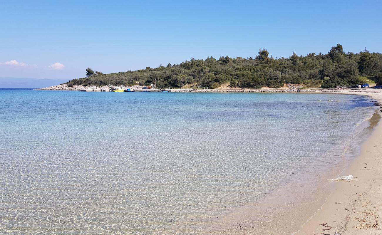 Photo of Paliouri beach with bright sand surface