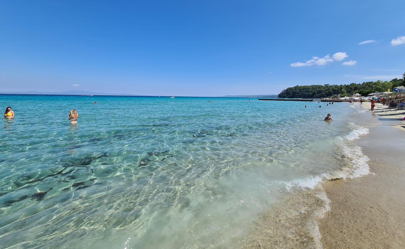 Photo of Kalithea beach with bright sand surface