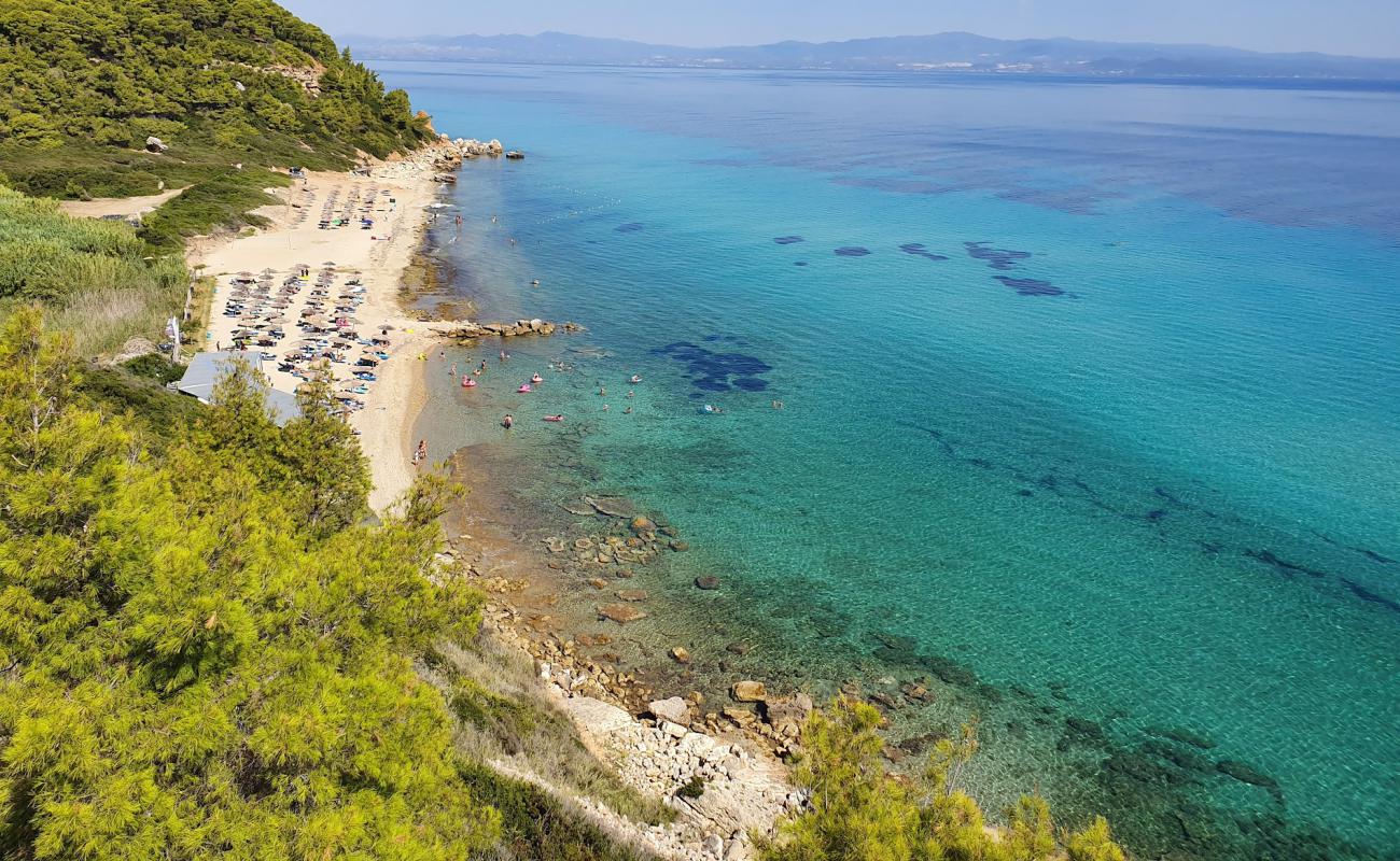 Photo of Plage Vothonas with bright sand surface