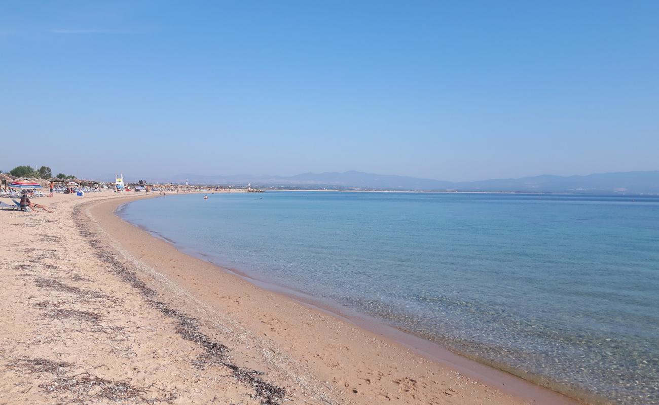 Photo of Nea Potidea with bright sand surface