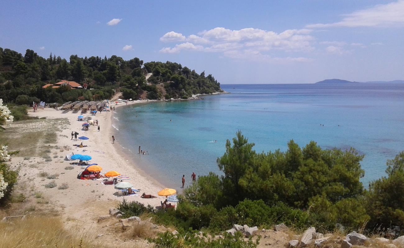 Photo of Metamorfossi beach with light sand &  pebble surface