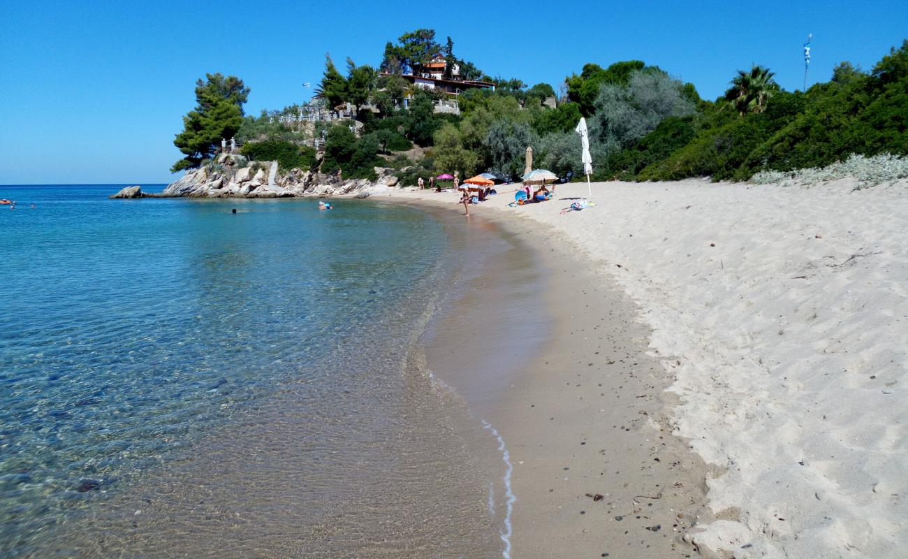 Photo of Spathies beach with bright fine sand surface