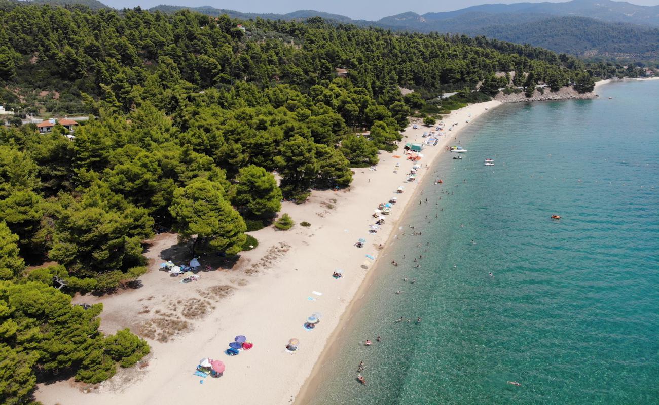 Photo of Lagomandra beach II with bright fine sand surface