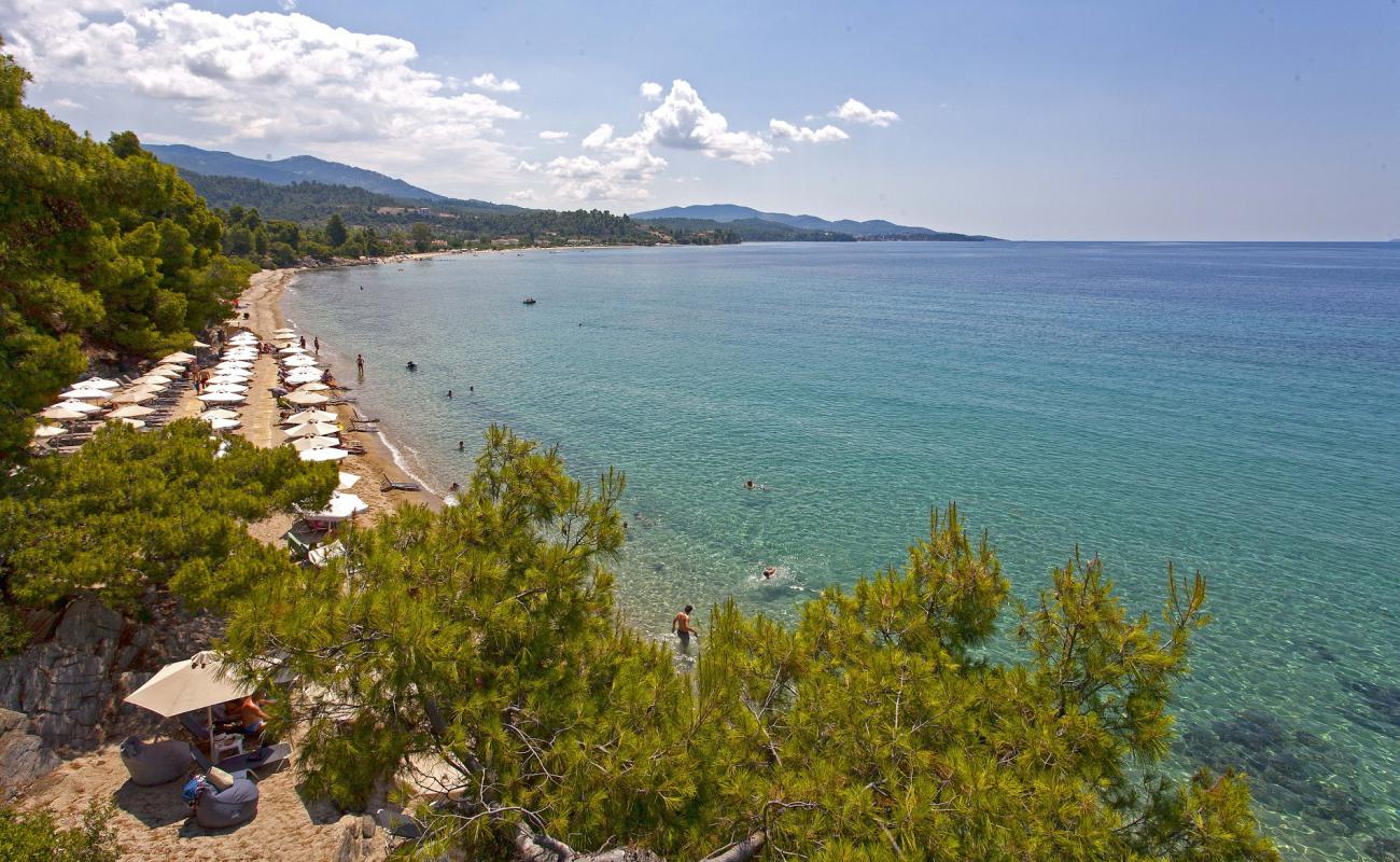 Photo of Nikitis beach with bright fine sand surface