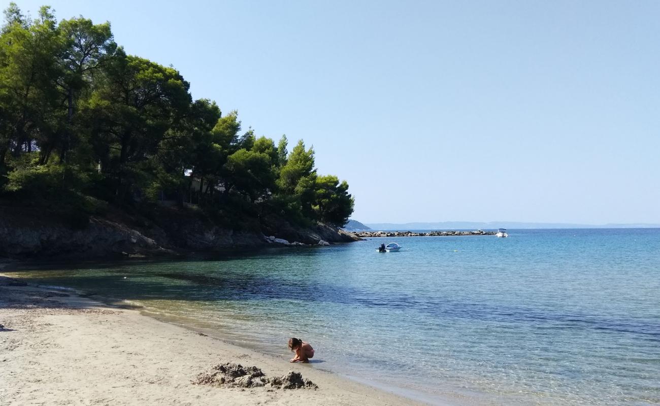 Photo of Marmaras beach with bright sand surface