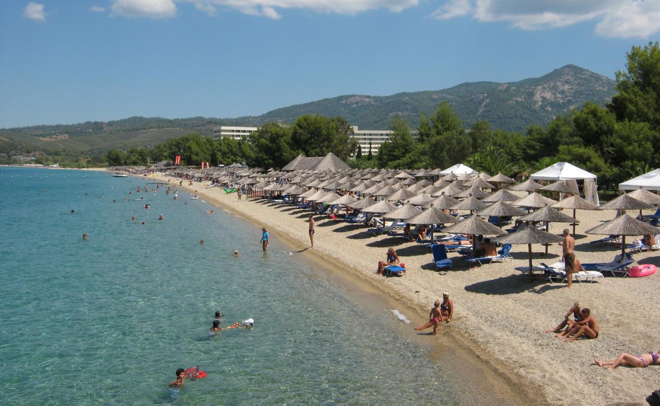 Photo of Marmaras beach III with bright fine sand surface