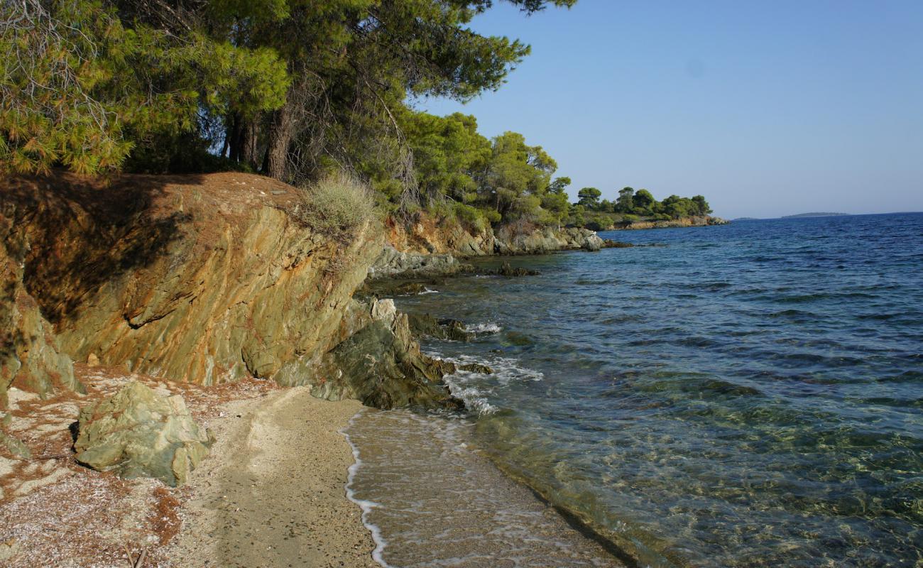 Photo of Ag. Kyriaki beach IV with light sand &  pebble surface