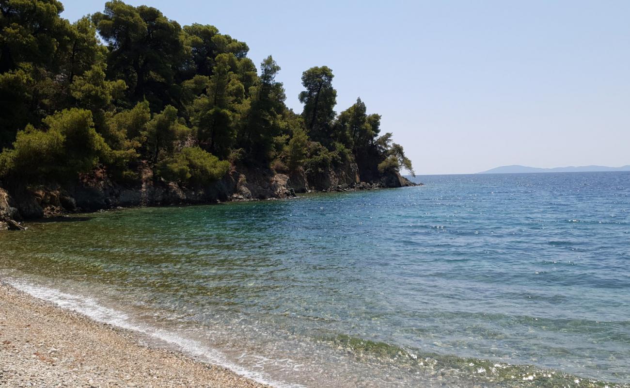 Photo of Ag. Kyriaki beach III with light pebble surface