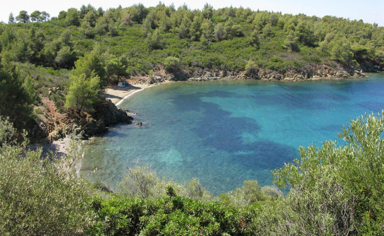 Photo of Koutsoupia beach II with black sand & pebble surface