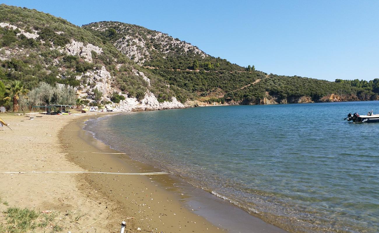 Photo of Marathias beach with bright sand surface