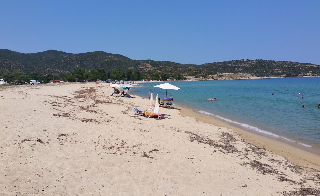 Photo of Paralia Sikia with bright sand surface