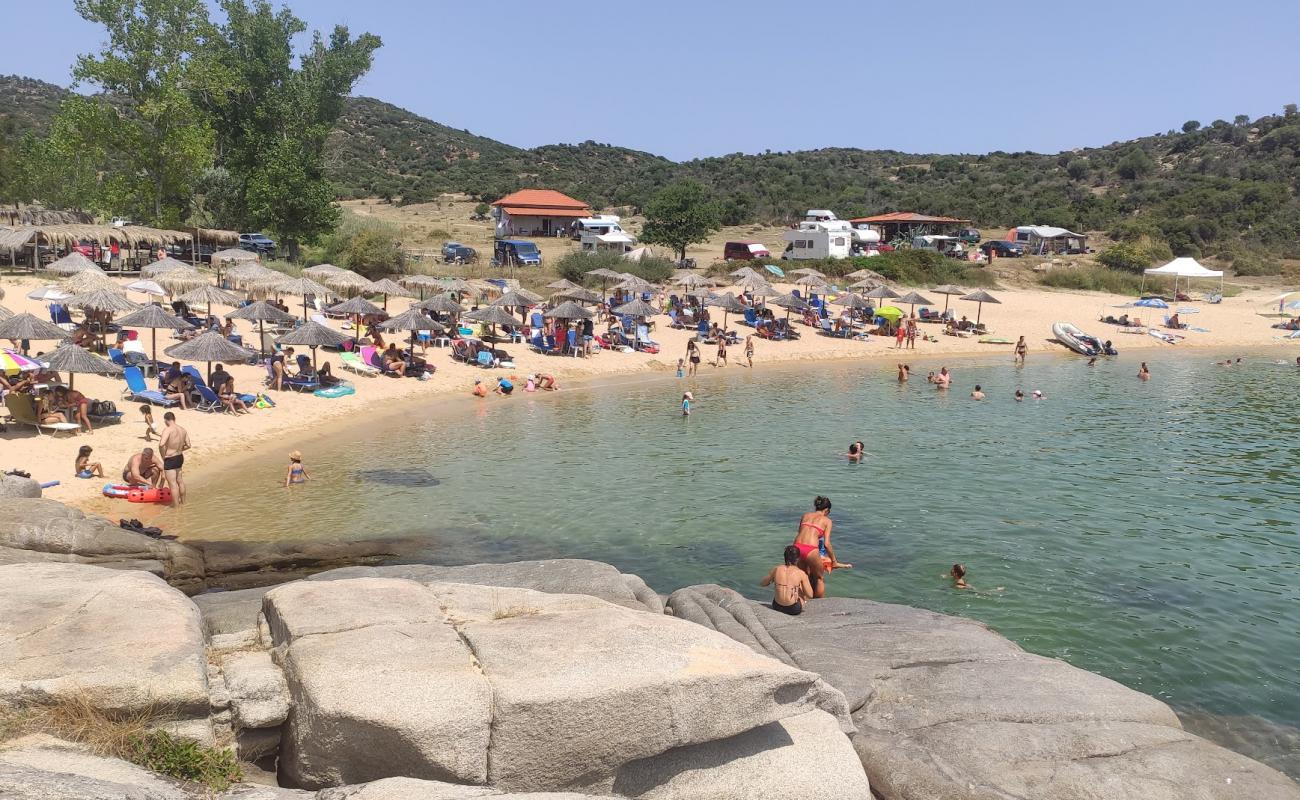 Photo of Agridia Beach with bright fine sand surface