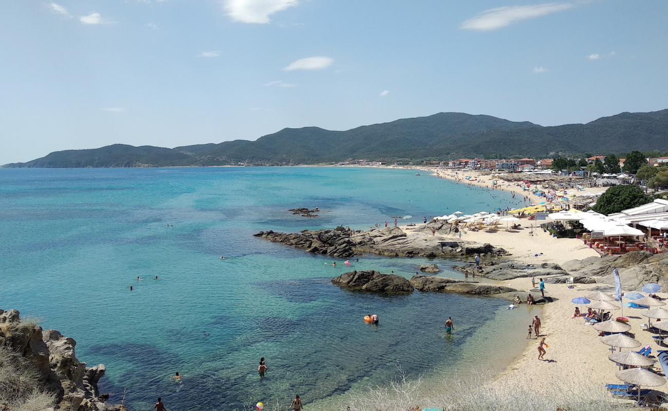 Photo of Sarti Beach with bright sand surface