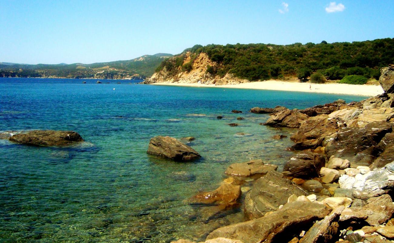 Photo of Paralia Pirgos II with black sand & pebble surface