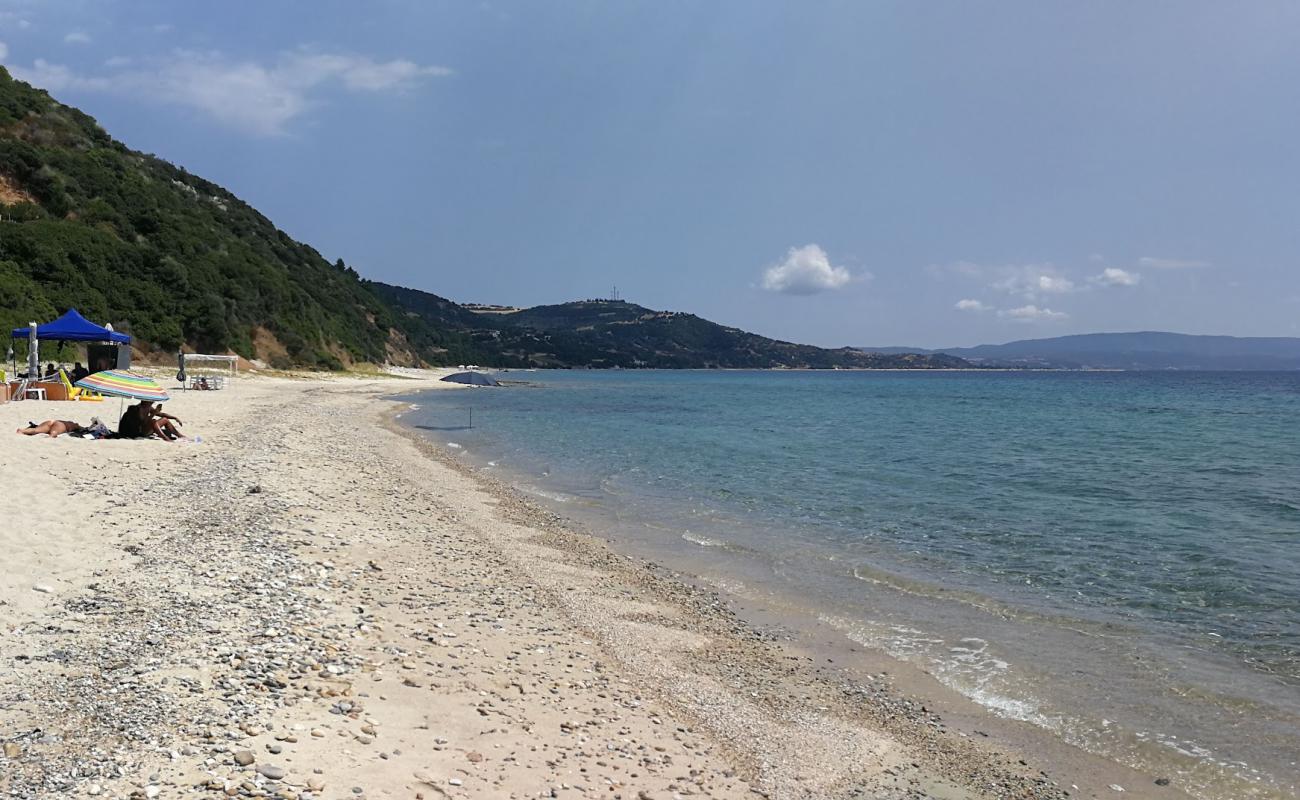 Photo of Develiki beach II with light sand &  pebble surface