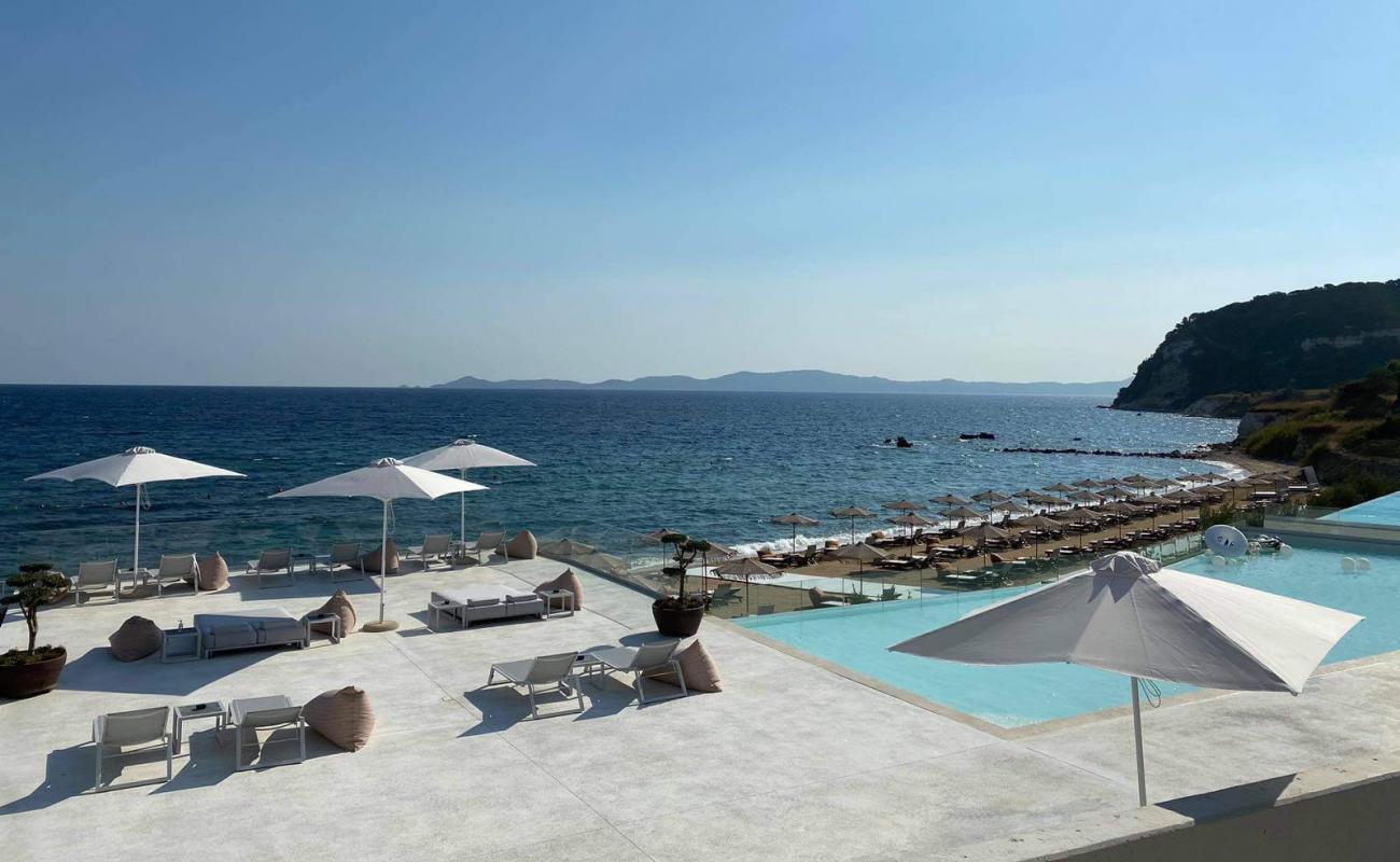 Photo of Athos Hotel Beach with gray sand surface