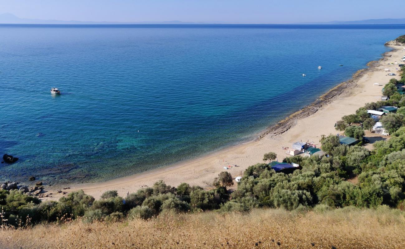 Photo of Paralia Folias with white sand surface