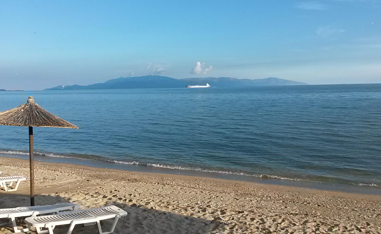 Photo of Dimitra beach with bright sand surface