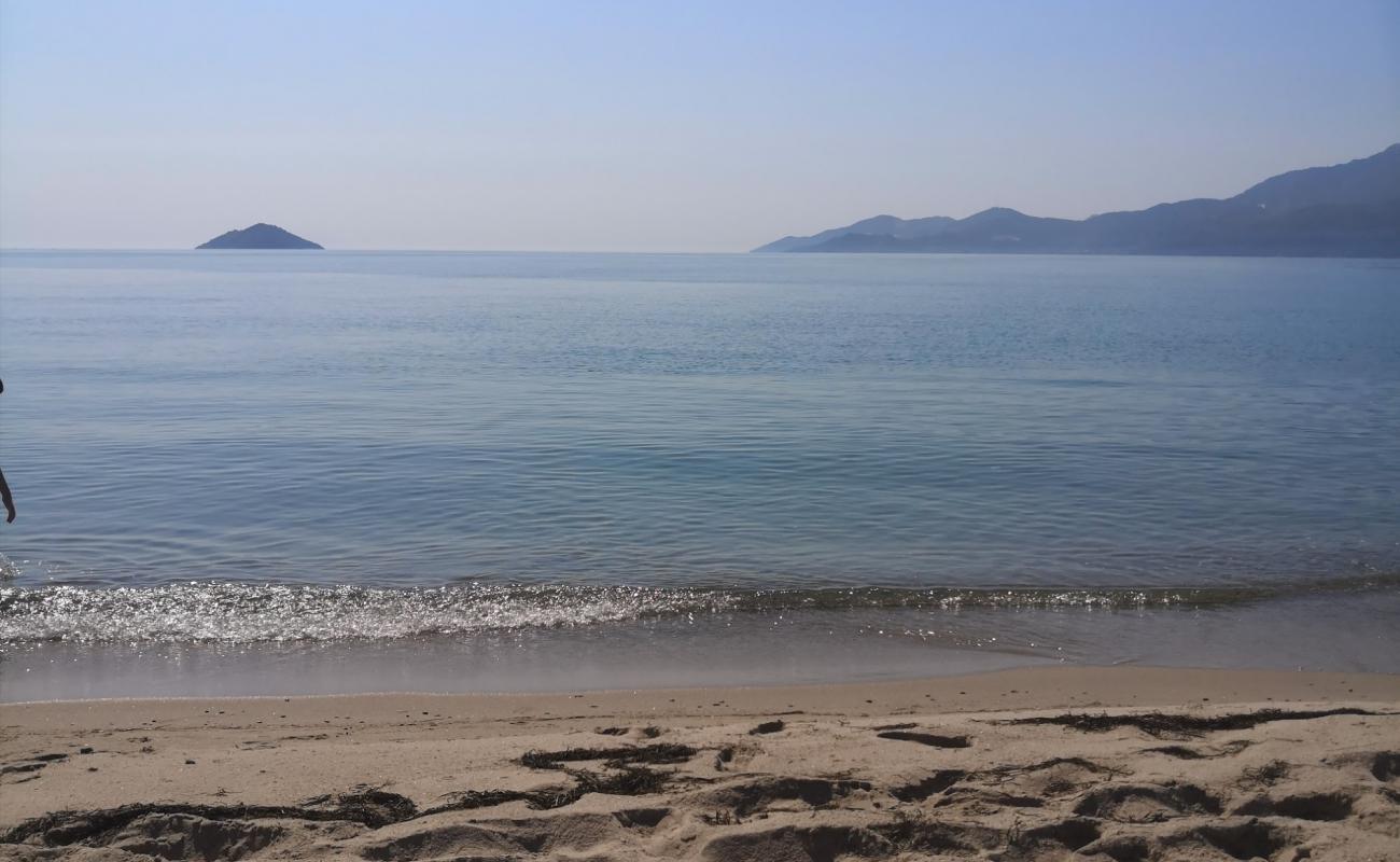 Photo of Agiasma beach with white sand surface