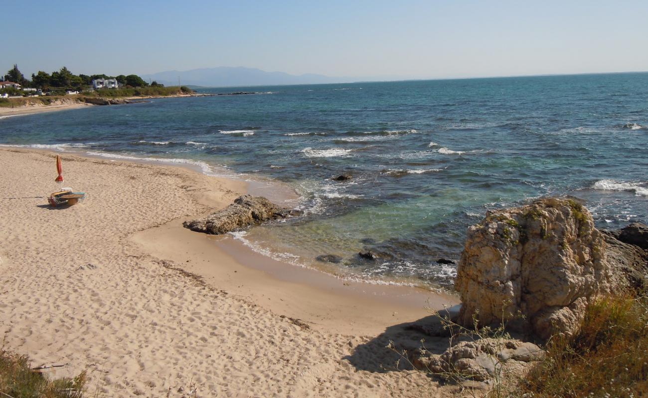 Photo of Avdira beach with bright sand surface