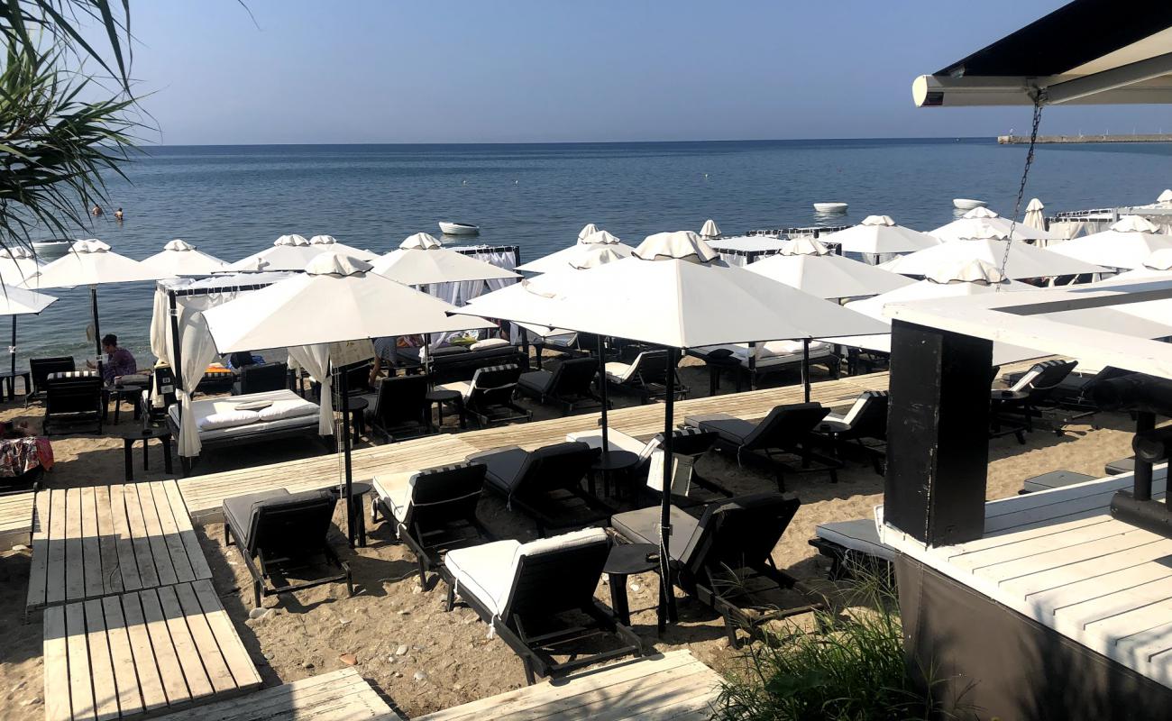 Photo of Alexandroupolis Port beach with light sand &  pebble surface