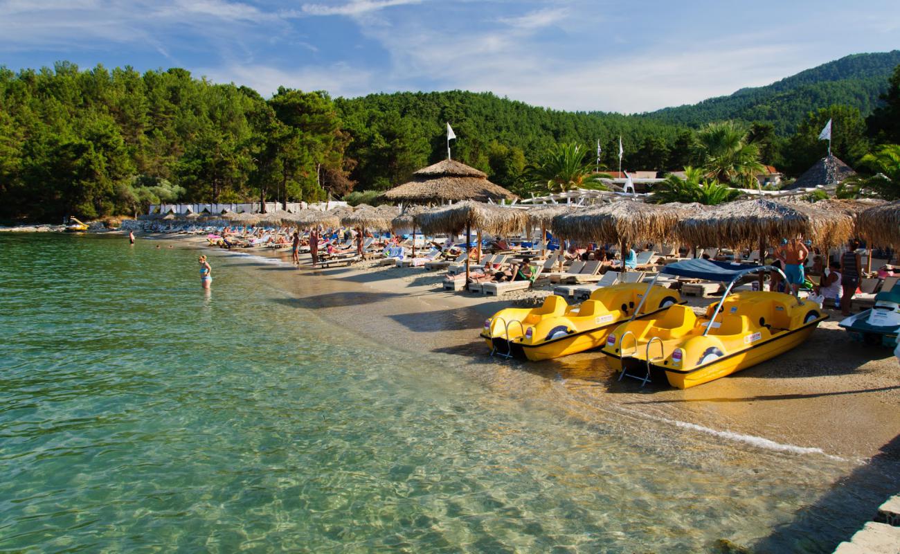 Photo of La Scala beach with white fine sand surface