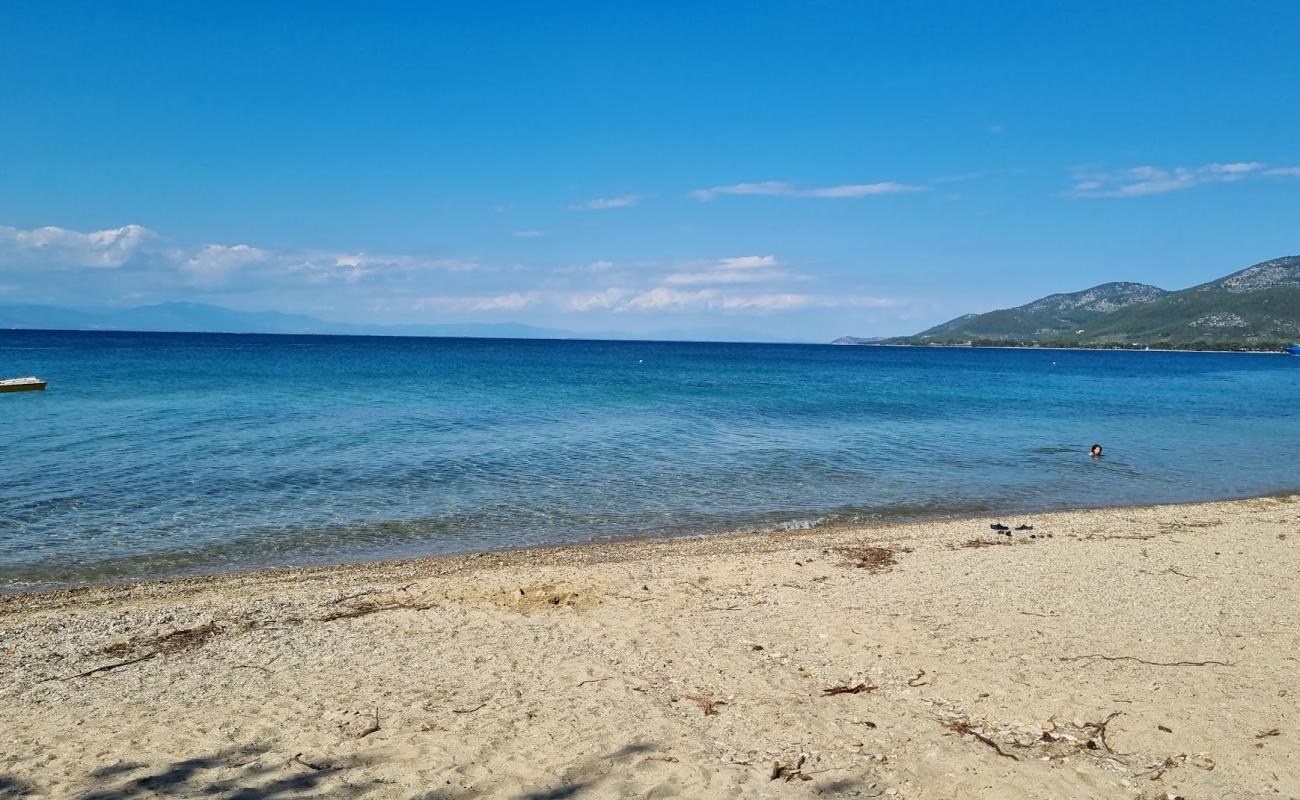 Photo of Prinou beach with bright sand surface