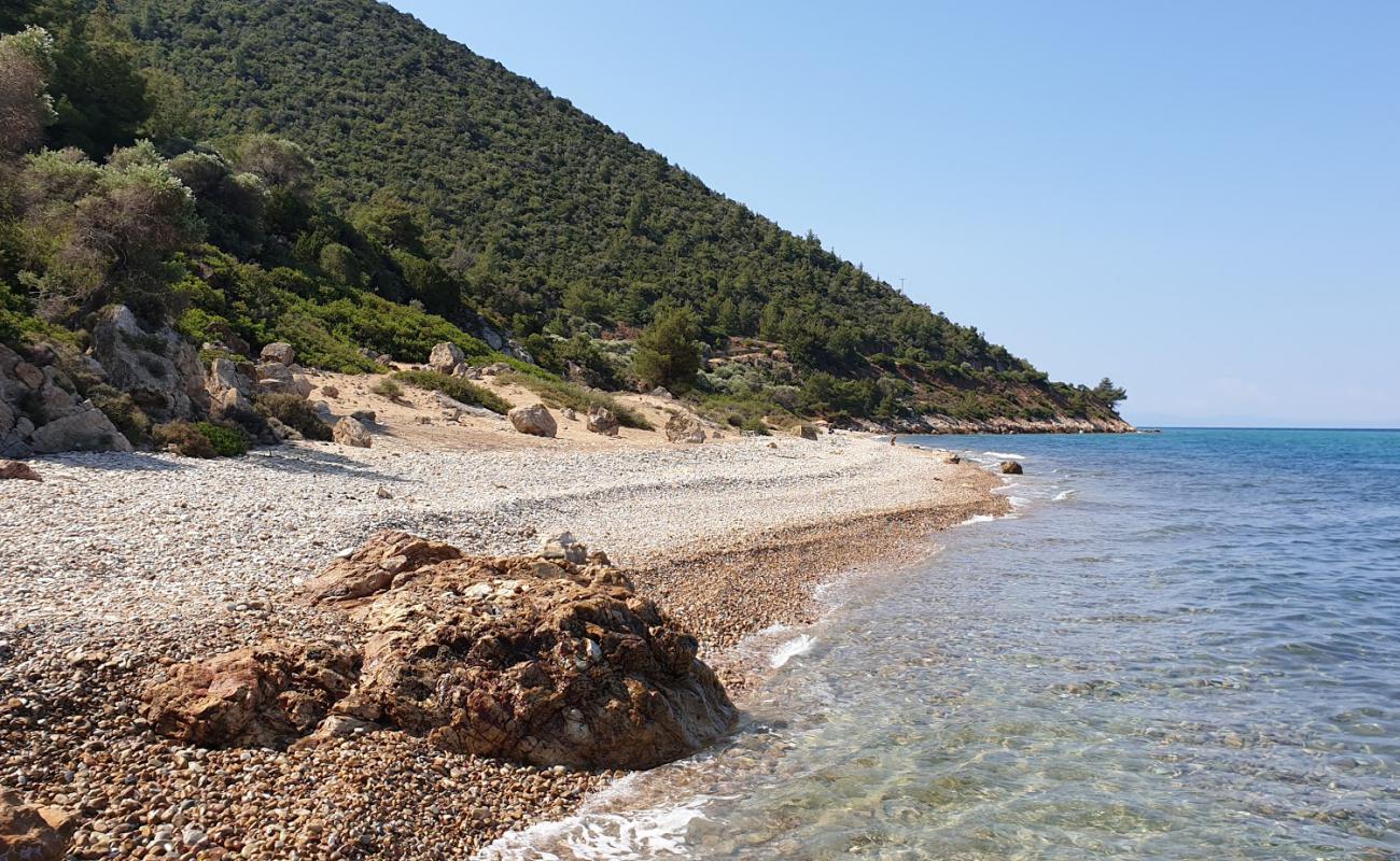 Photo of Klisma South beach with light pebble surface