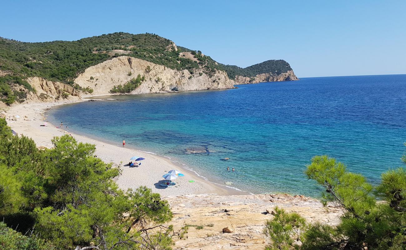 Photo of Fari beach with light fine pebble surface