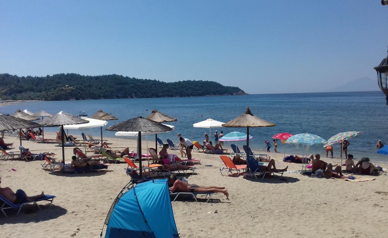 Photo of Potos beach with bright sand surface