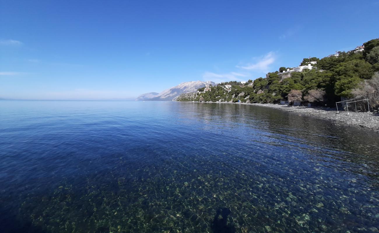 Photo of Theotokos long beach with gray pebble surface