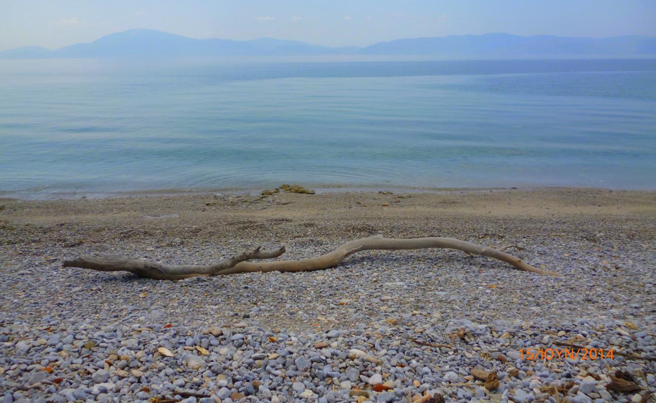 Photo of Dafnonta 2 beach with gray fine pebble surface