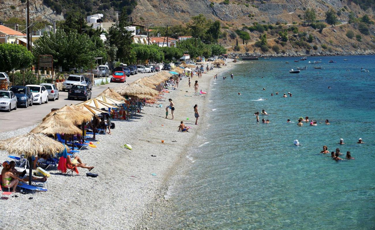 Photo of Ilia beach with light fine pebble surface