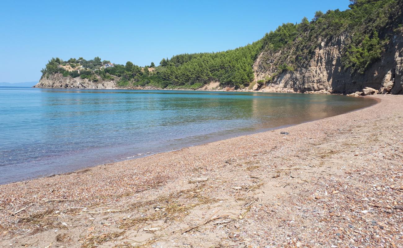 Photo of BE beach with black sand & pebble surface