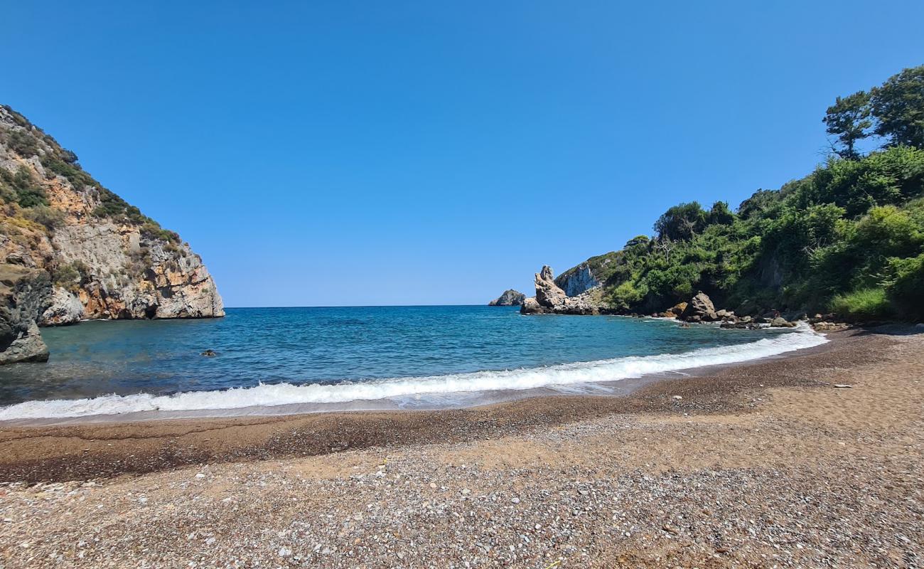 Photo of Melíssi beach with brown pebble surface