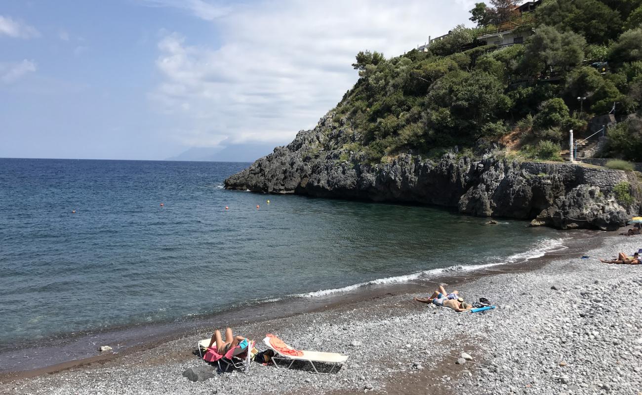 Photo of Limnionas 2 beach with gray fine pebble surface