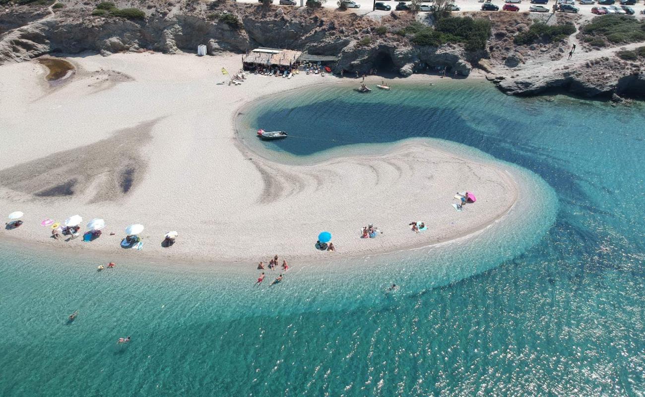 Photo of Great sand beach with bright sand surface