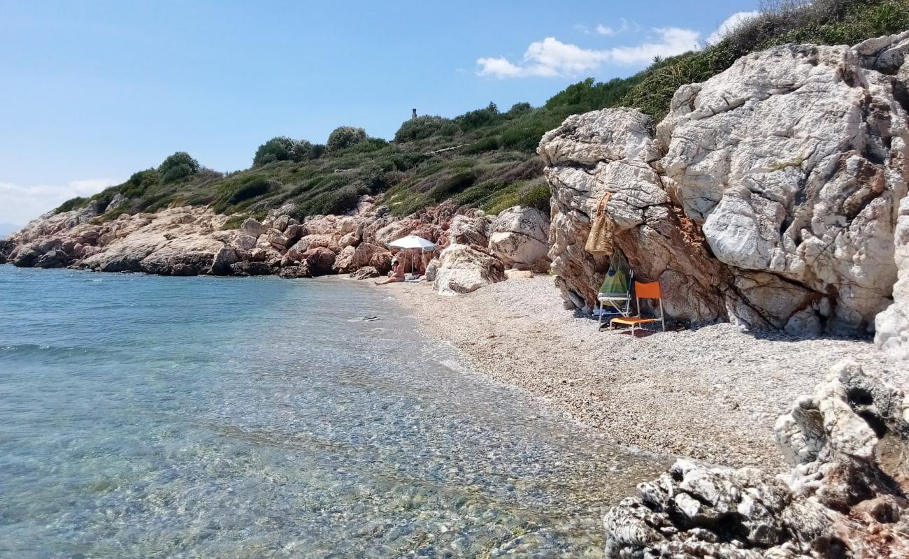 Photo of Panagitsa beach with light sand &  pebble surface