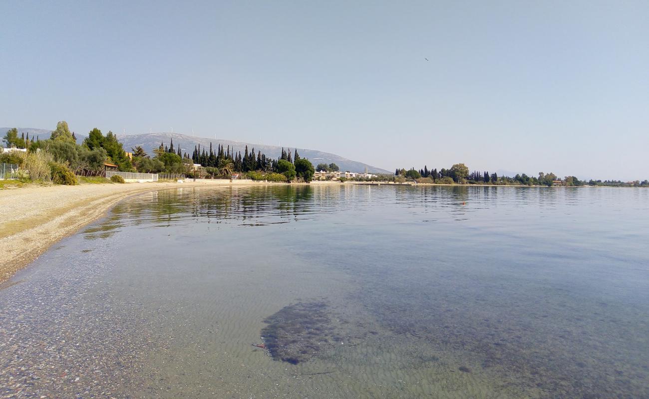 Photo of Stephania beach with gray sand &  pebble surface