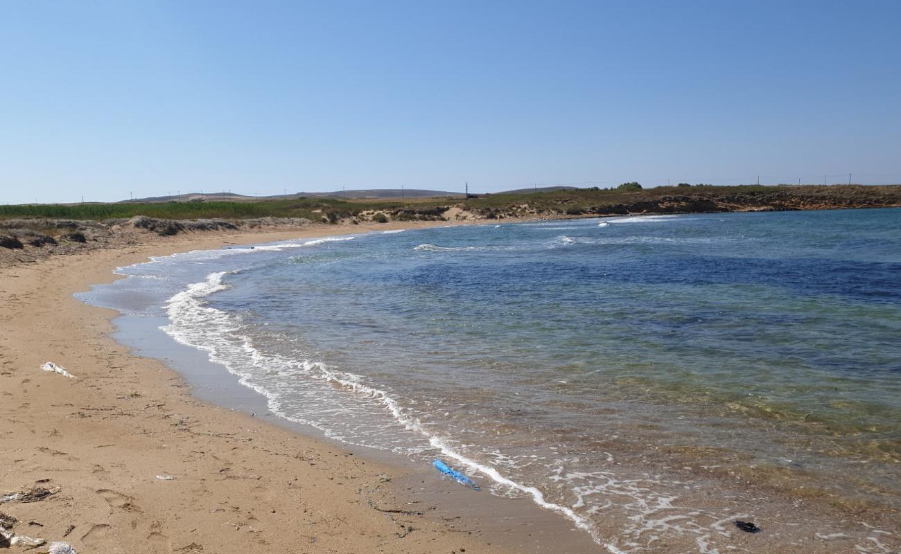 Photo of Ag. Ermolaos beach II with brown sand surface