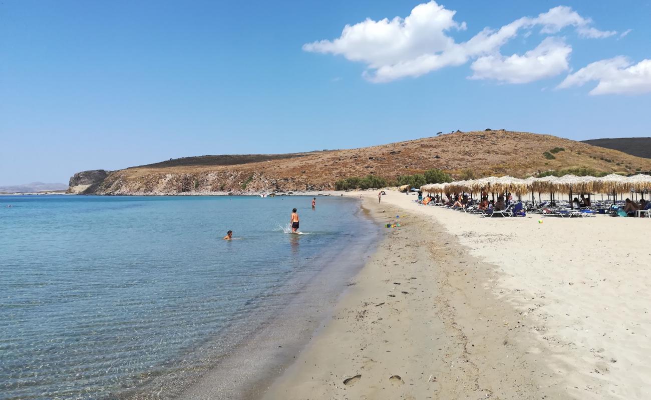 Photo of Chavouli beach with bright sand surface