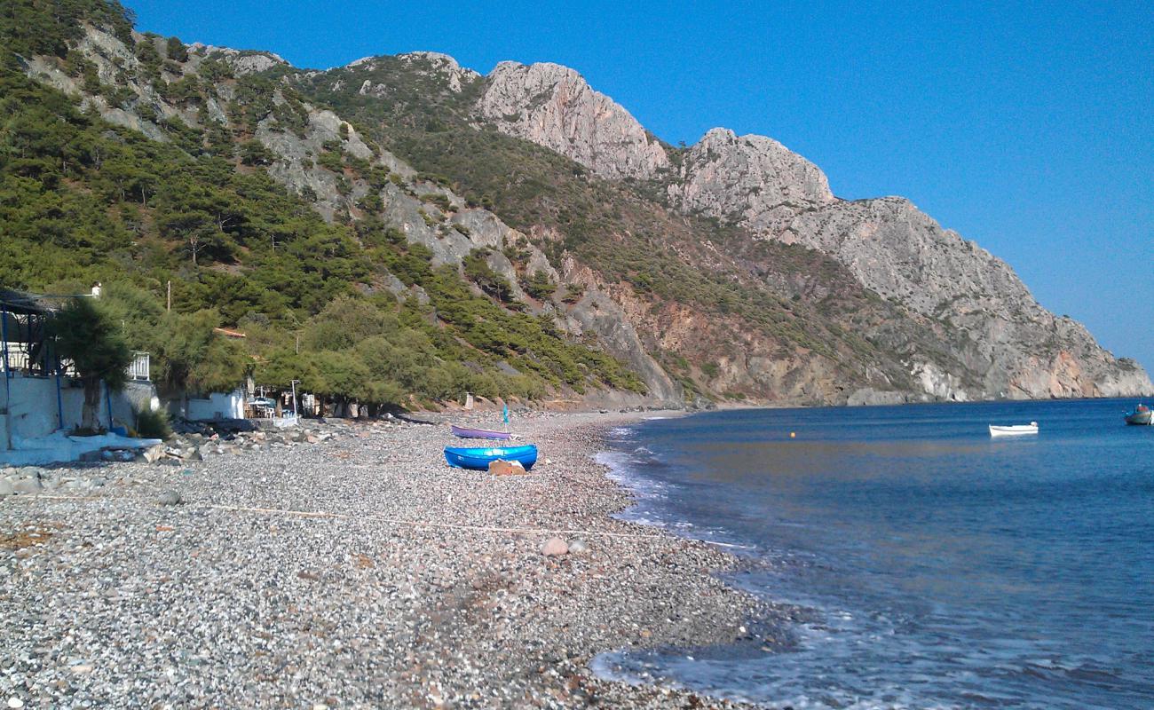 Photo of Drotas beach with light sand &  pebble surface