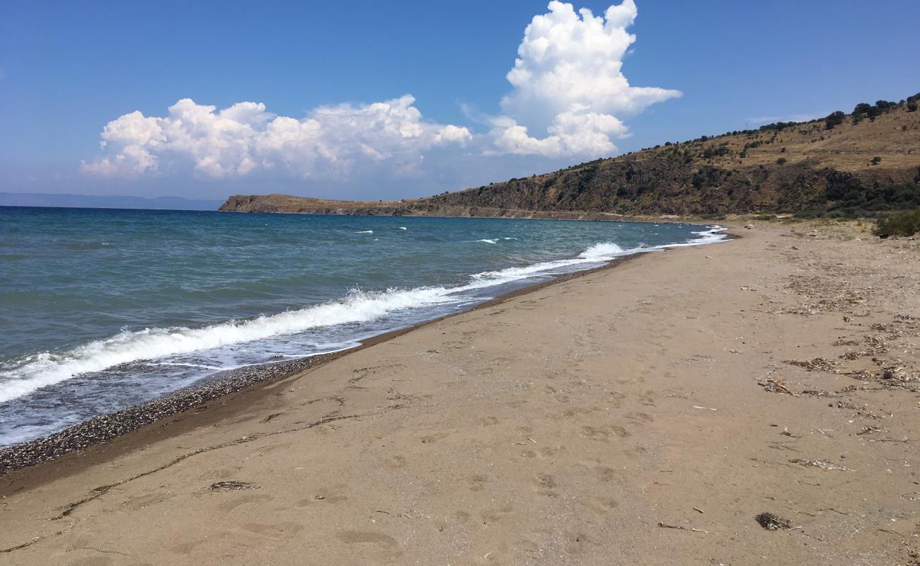 Photo of Kampos beach with bright sand surface