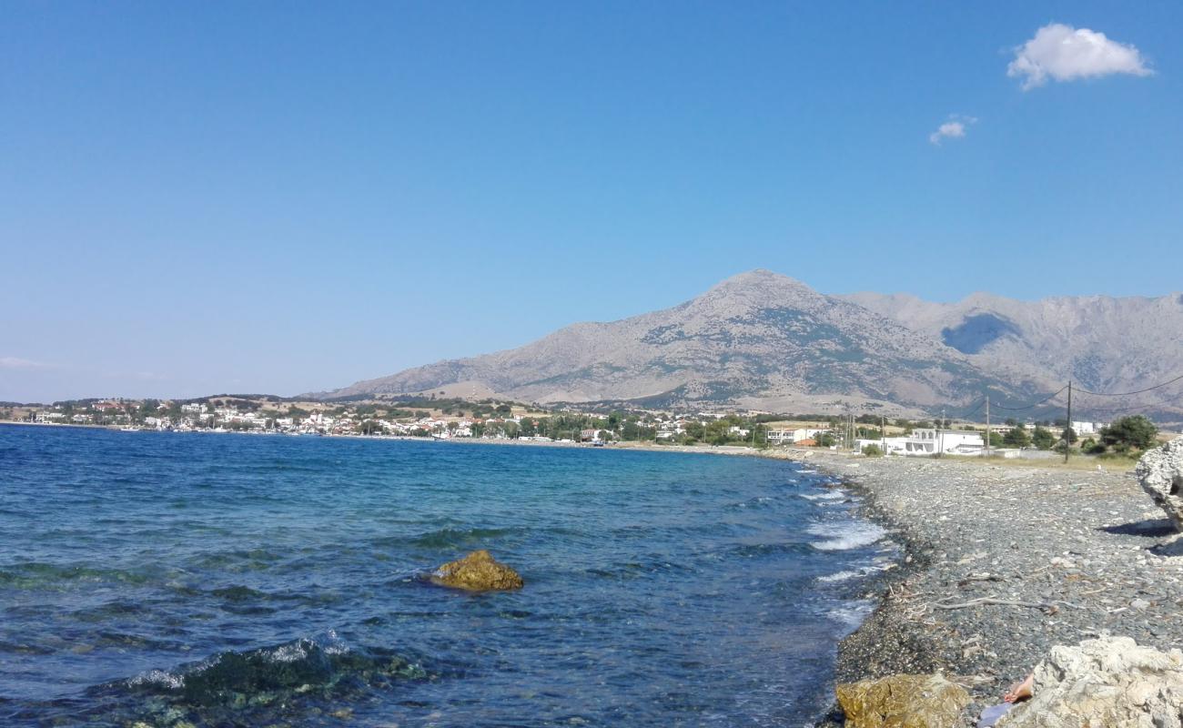 Photo of Kamariotisa beach with light fine pebble surface