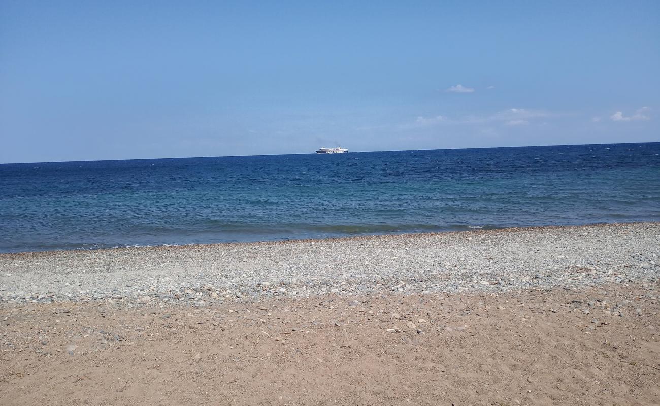 Photo of Limnidi beach with light sand &  pebble surface