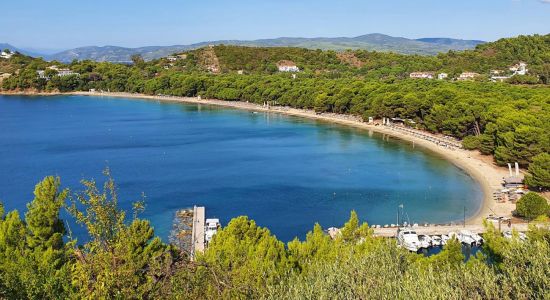 Koukounaries beach